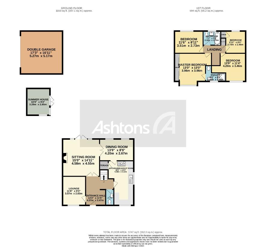 4 bedroom detached house for sale - floorplan