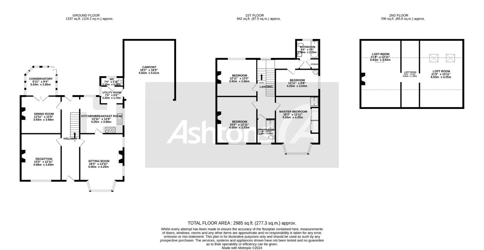 4 bedroom detached house for sale - floorplan