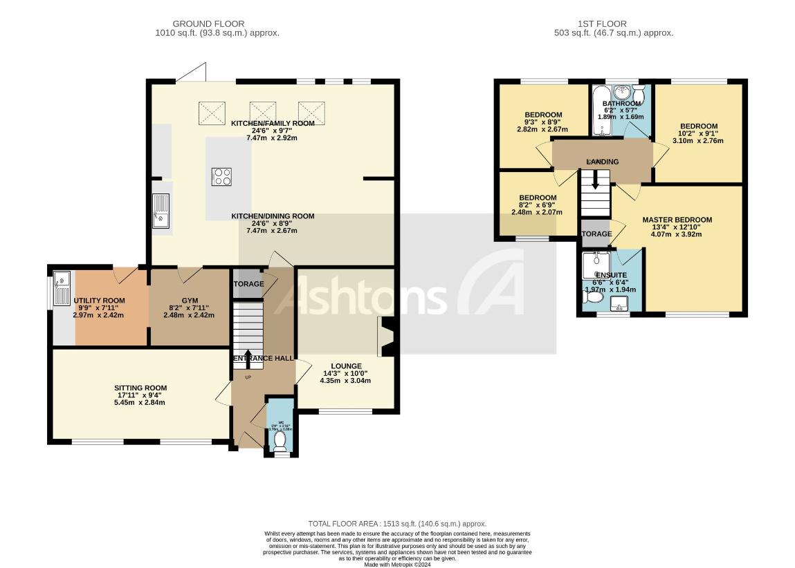 4 bedroom detached house for sale - floorplan