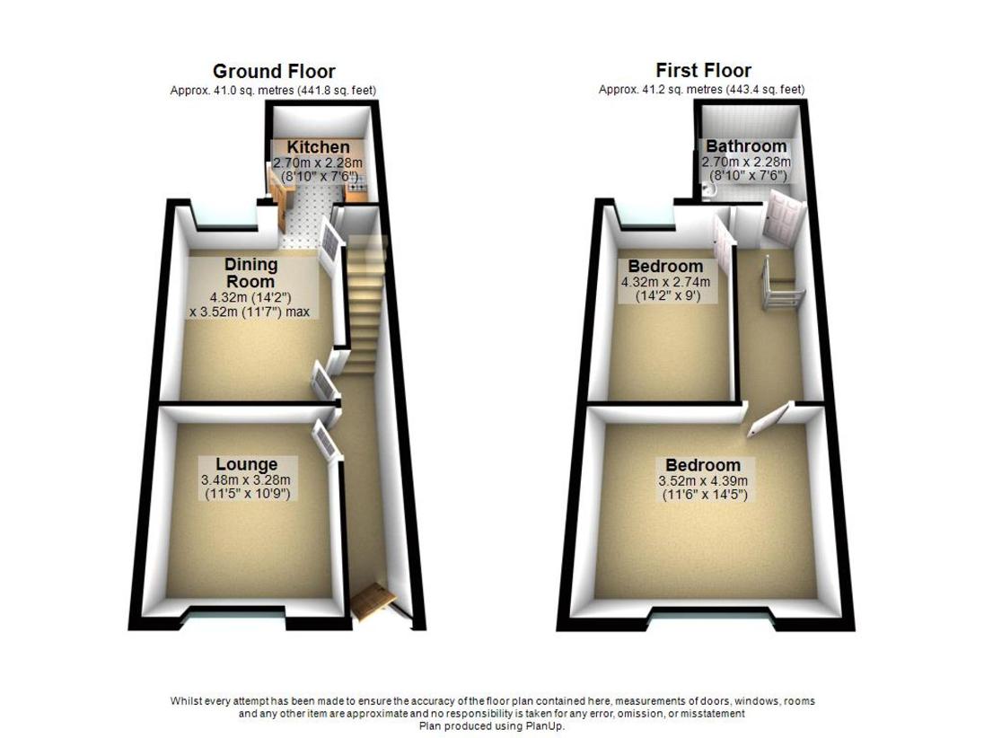 2 bedroom cottage for sale - floorplan