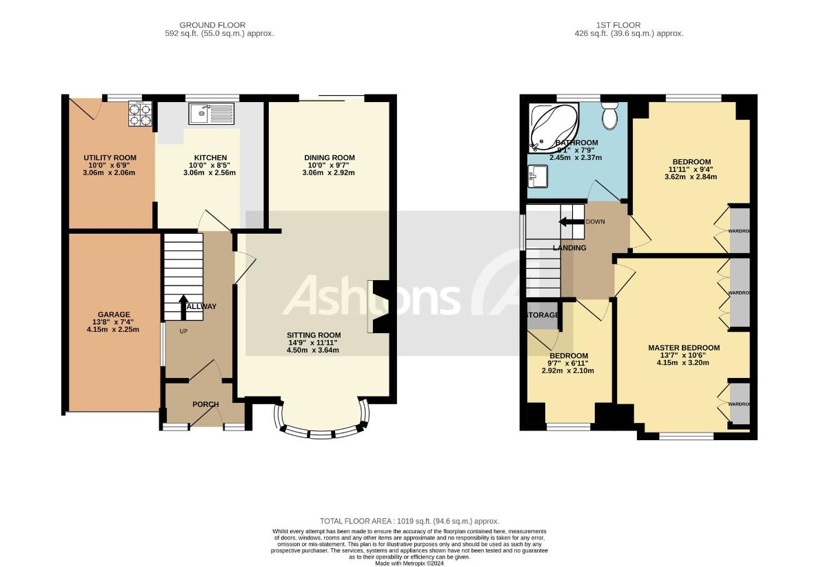 3 bedroom detached house for sale - floorplan