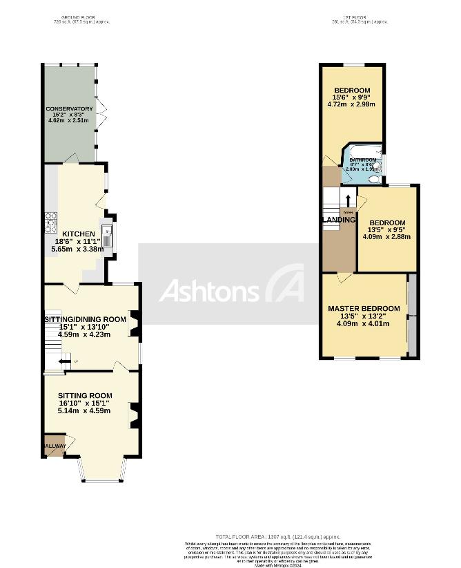 3 bedroom detached house for sale - floorplan