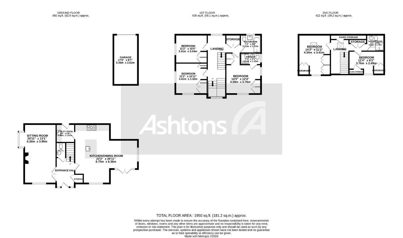 5 bedroom detached house for sale - floorplan