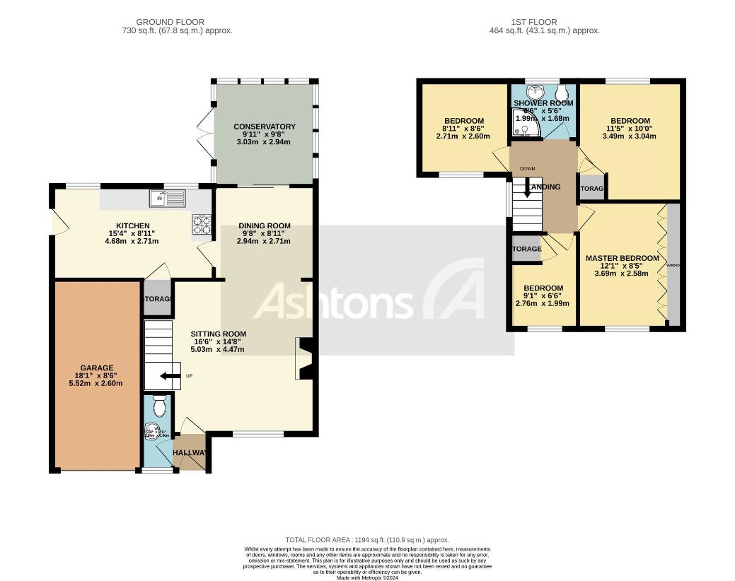 4 bedroom detached house for sale - floorplan