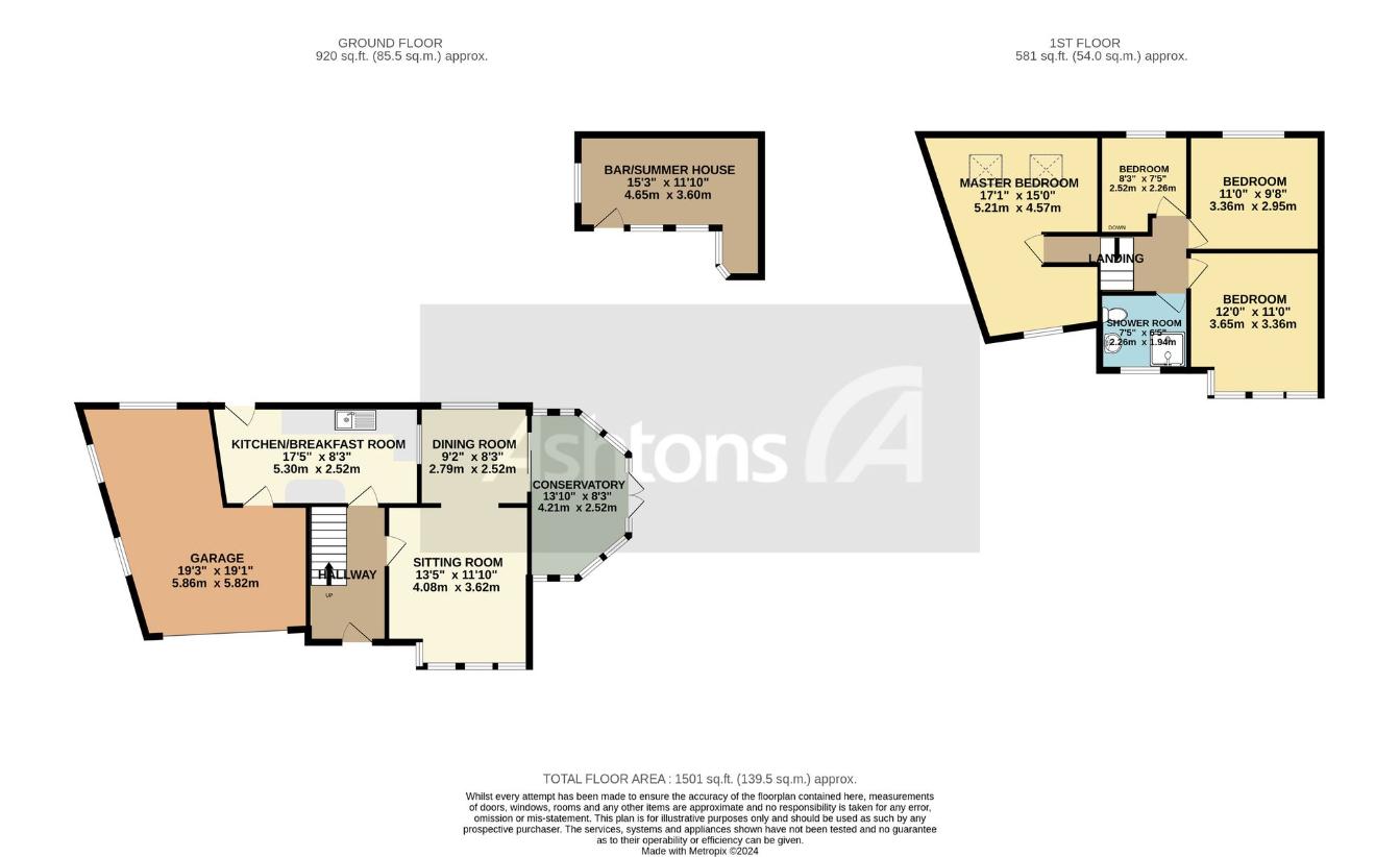 4 bedroom detached house for sale - floorplan