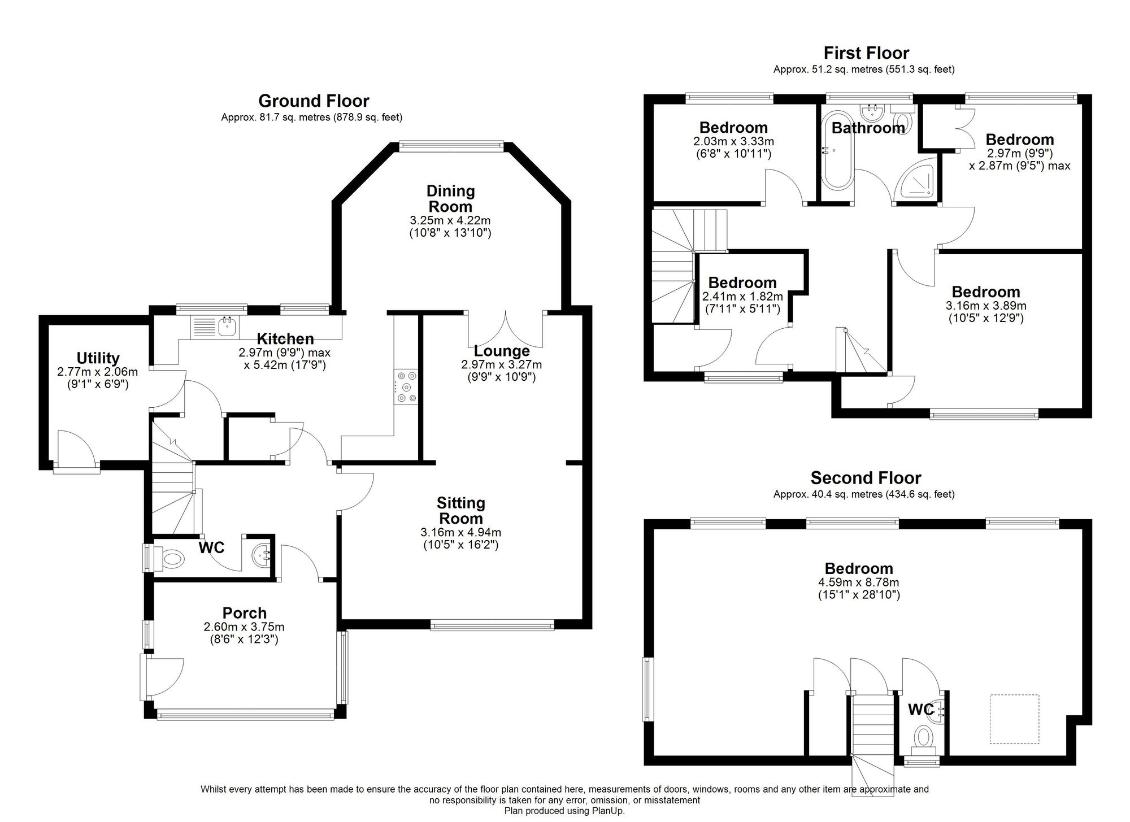 5 bedroom detached house for sale - floorplan