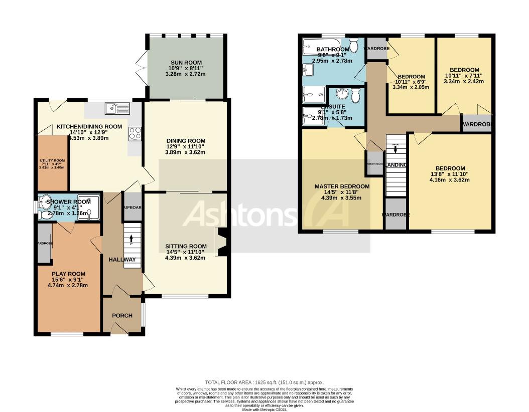 4 bedroom detached house for sale - floorplan