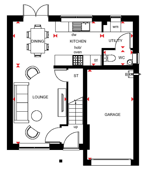 3 bedroom detached house for sale - floorplan