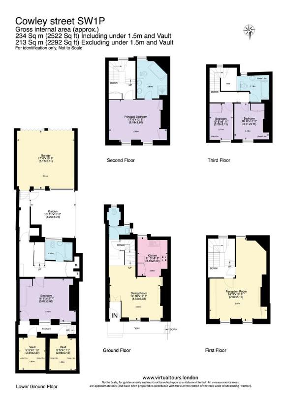 4 bedroom town house for sale - floorplan