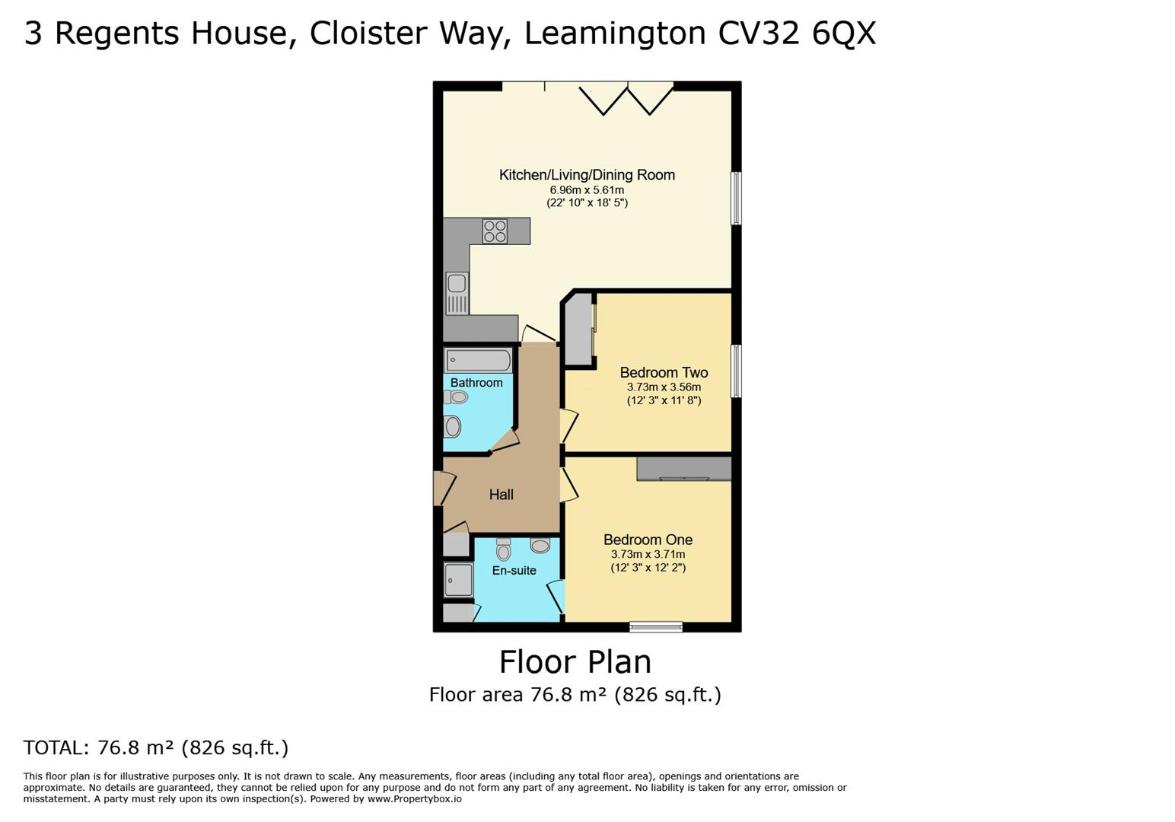 2 bedroom detached house for sale - floorplan