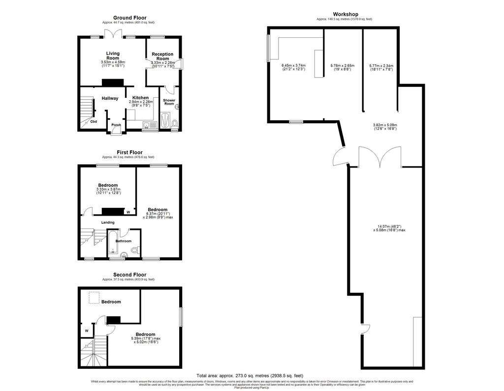 4 bedroom semi-detached house for sale - floorplan