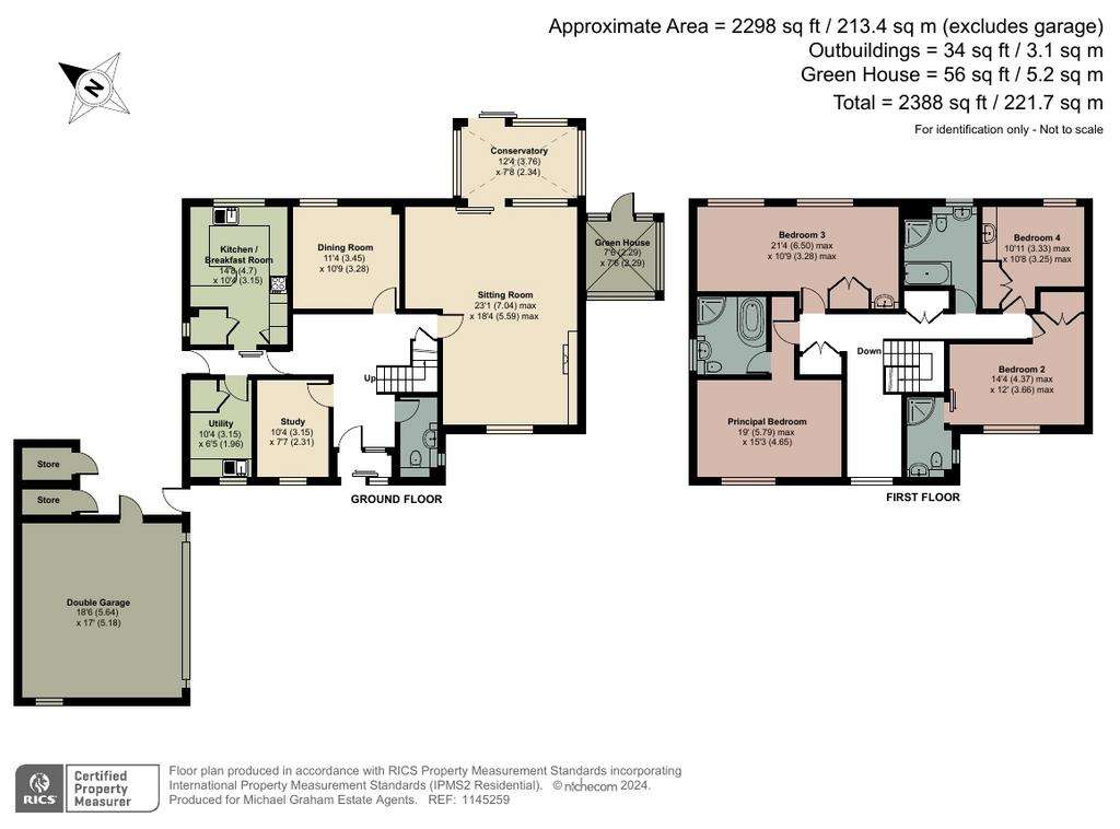 4 bedroom detached house for sale - floorplan