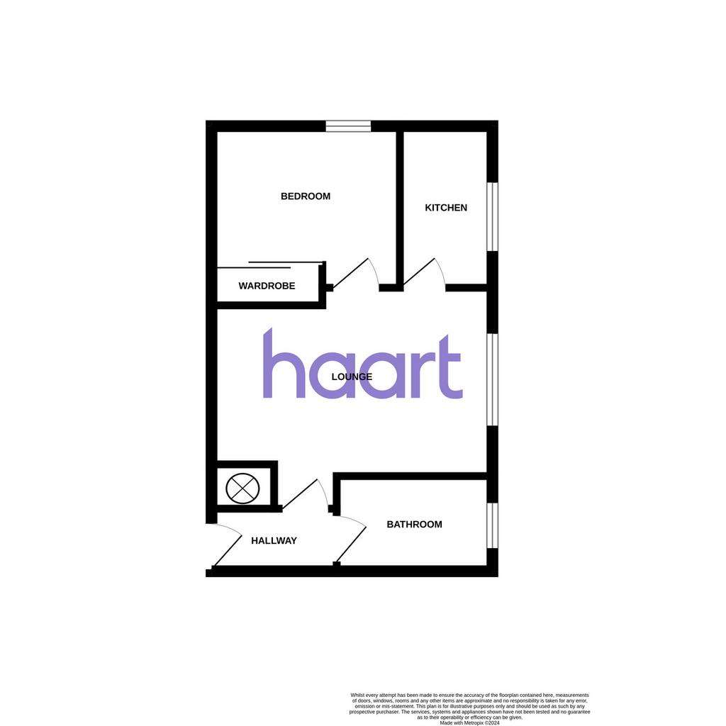 1 bedroom flat for sale - floorplan