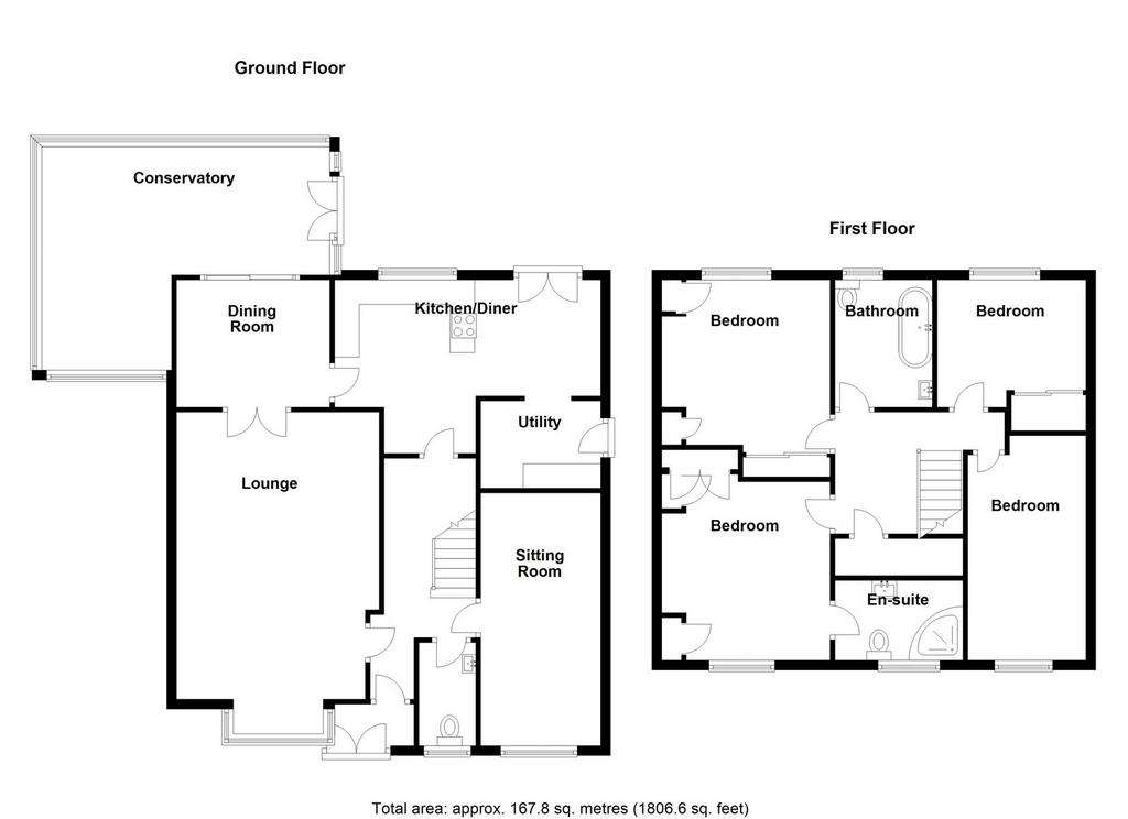 4 bedroom detached house for sale - floorplan