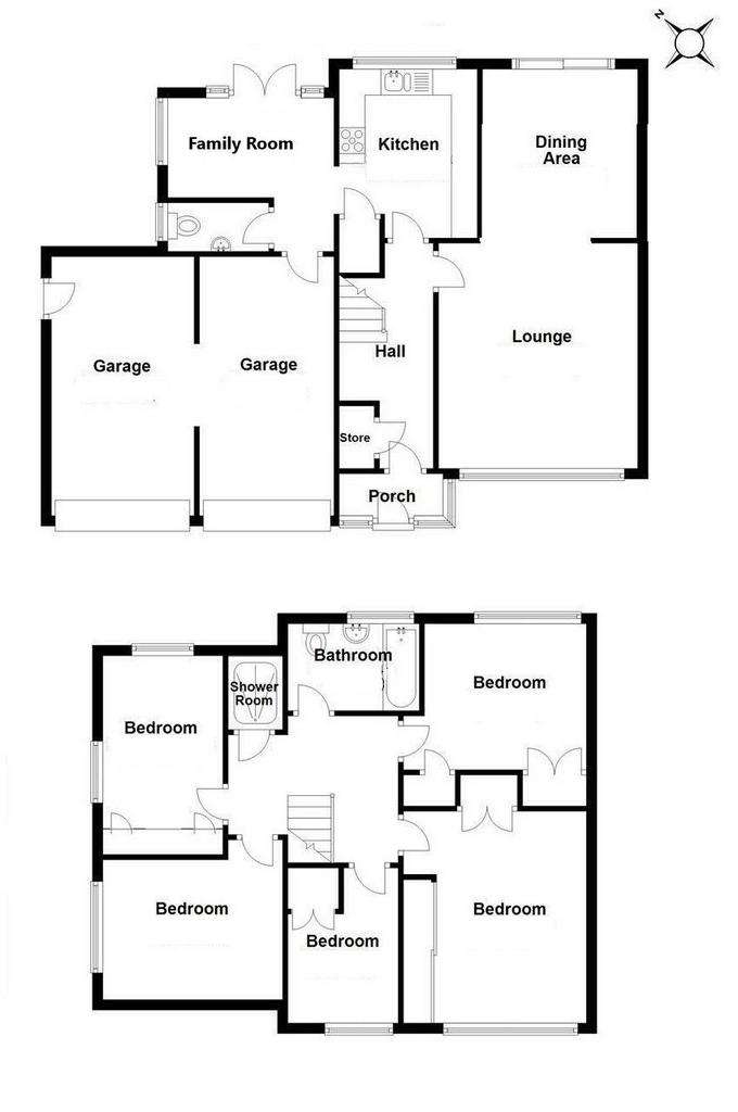 5 bedroom detached house for sale - floorplan