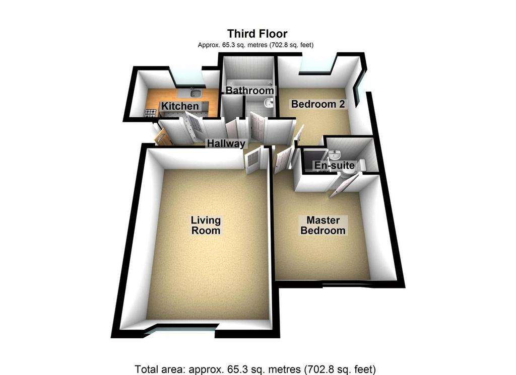 2 bedroom flat for sale - floorplan