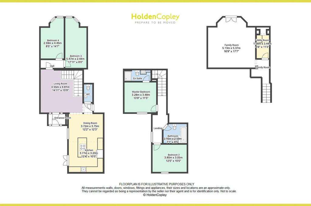 4 bedroom semi-detached house for sale - floorplan