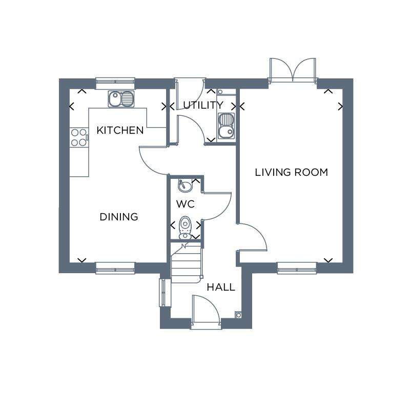 4 bedroom detached house for sale - floorplan