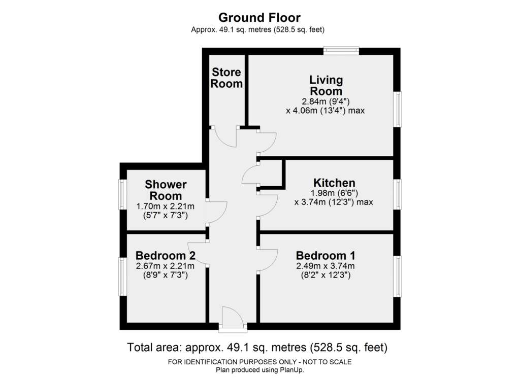 2 bedroom flat for sale - floorplan