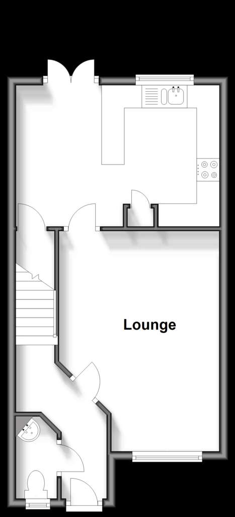 3 bedroom town house for sale - floorplan