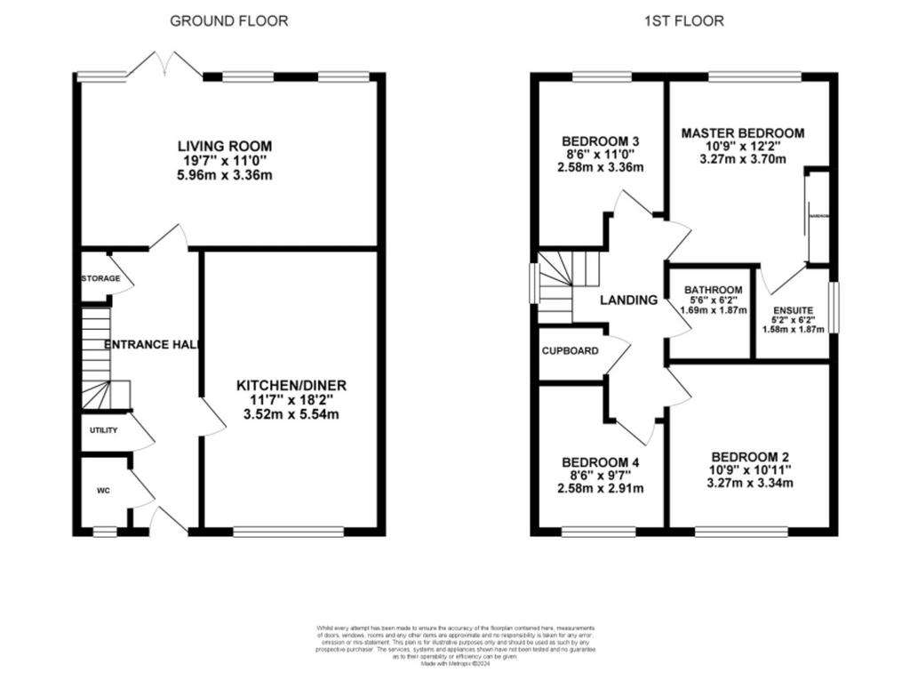 4 bedroom detached house for sale - floorplan