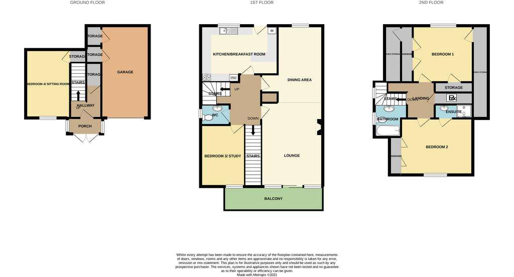 4 bedroom detached house for sale - floorplan