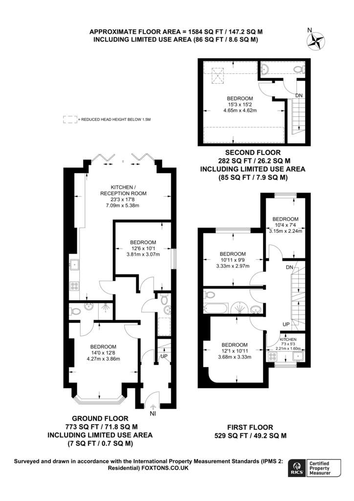 6 bedroom semi-detached house to rent - floorplan