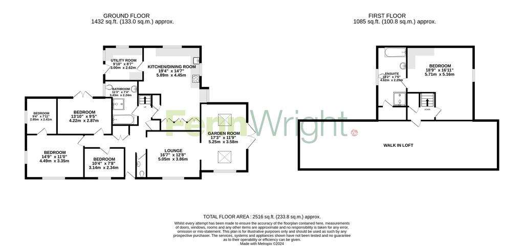 4 bedroom detached house for sale - floorplan