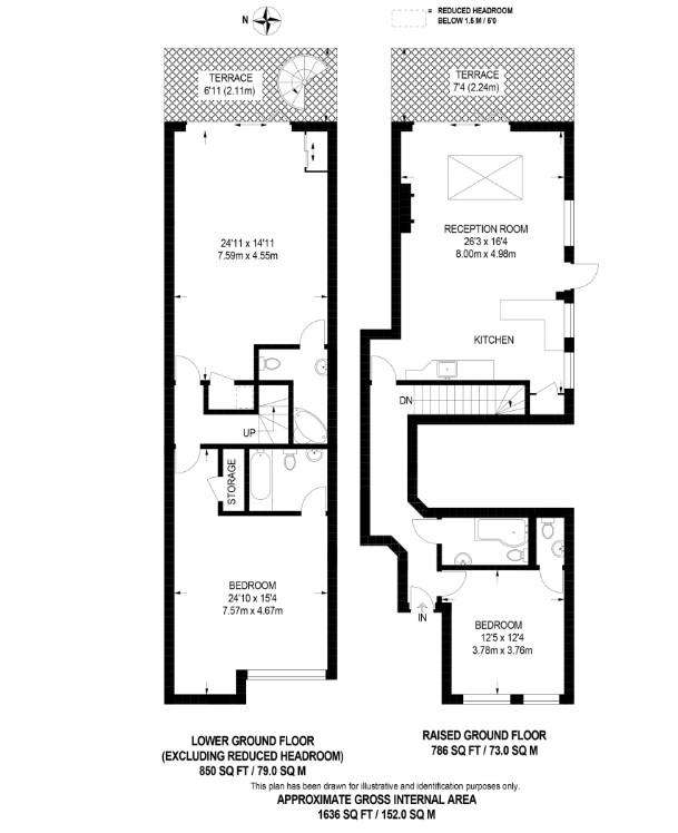 3 bedroom flat to rent - floorplan