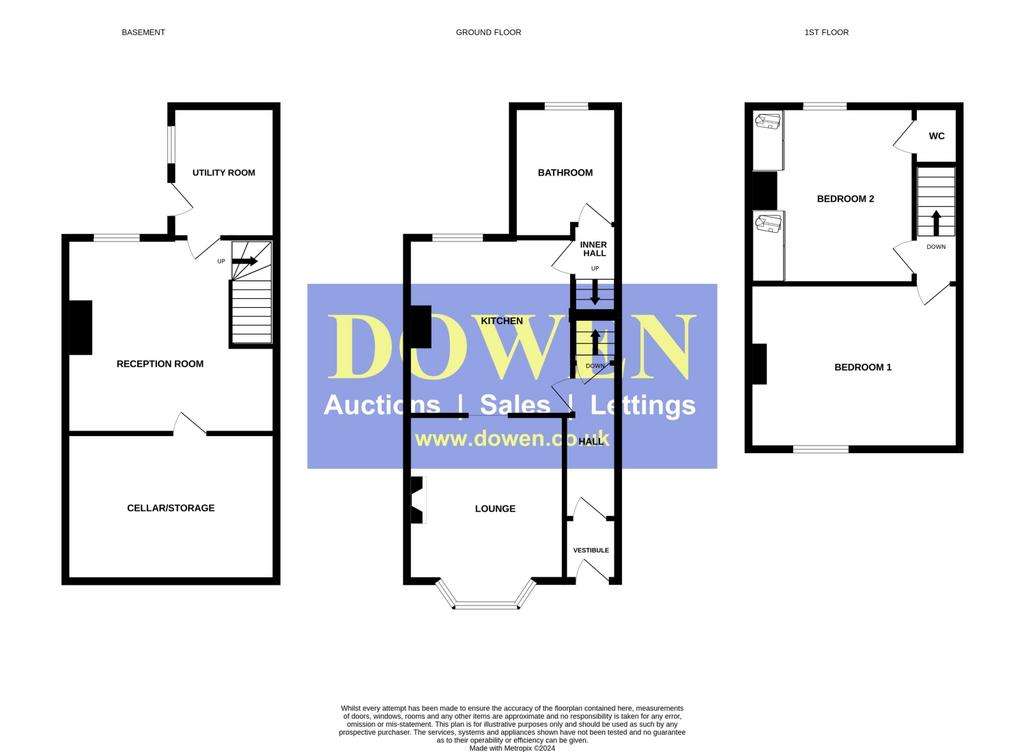 2 bedroom terraced house for sale - floorplan