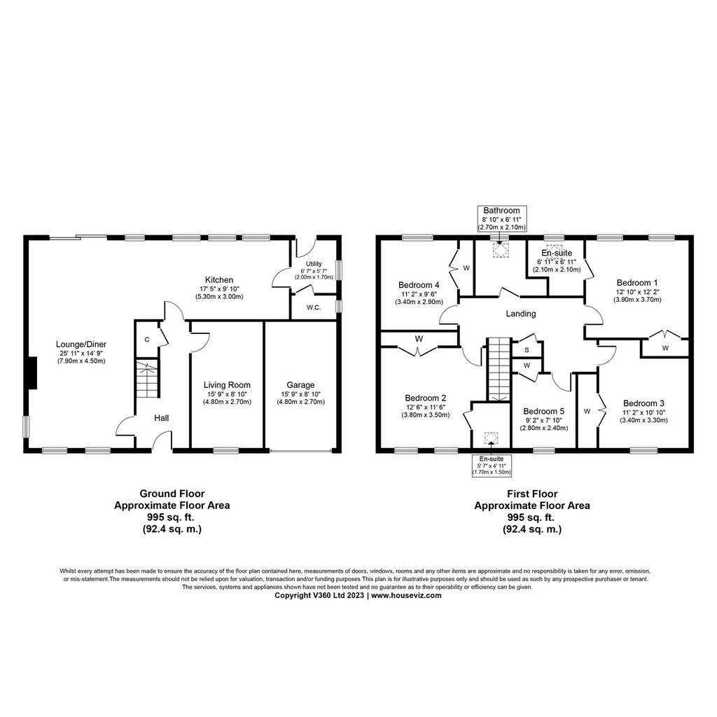 5 bedroom detached house for sale - floorplan