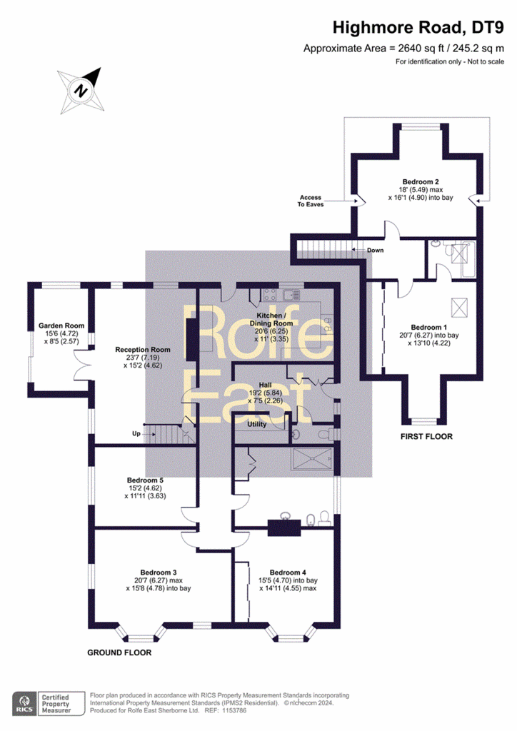 5 bedroom house for sale - floorplan