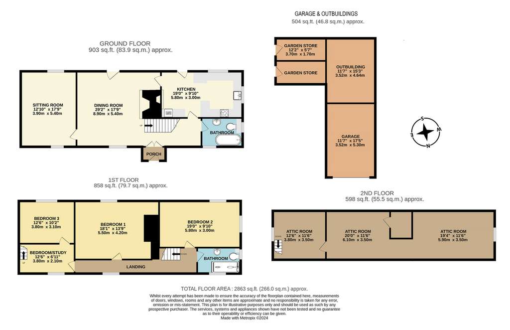 4 bedroom detached house for sale - floorplan