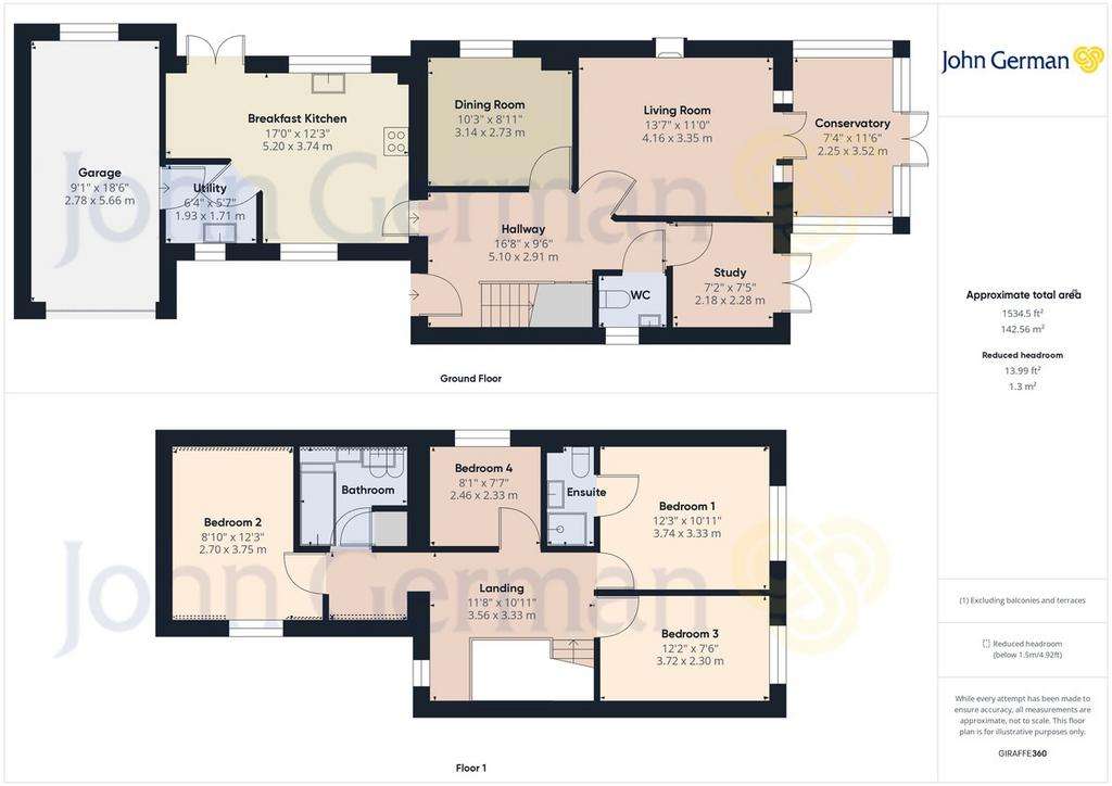 4 bedroom detached house for sale - floorplan