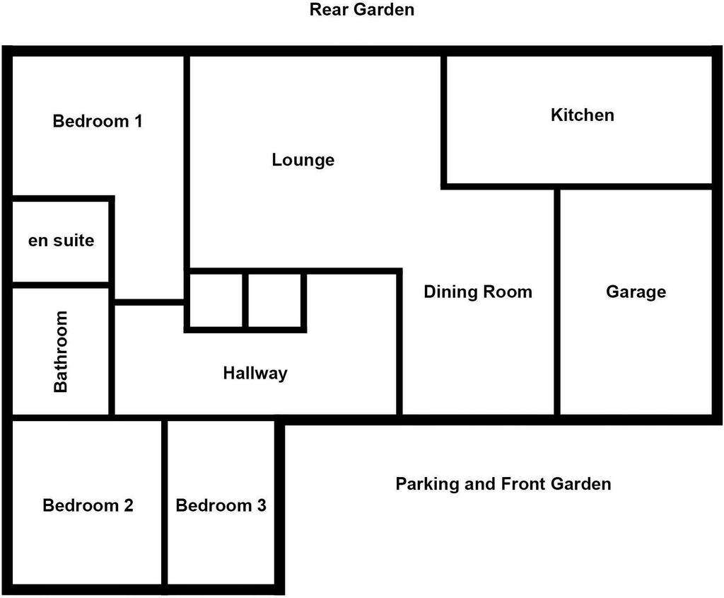 3 bedroom detached bungalow for sale - floorplan