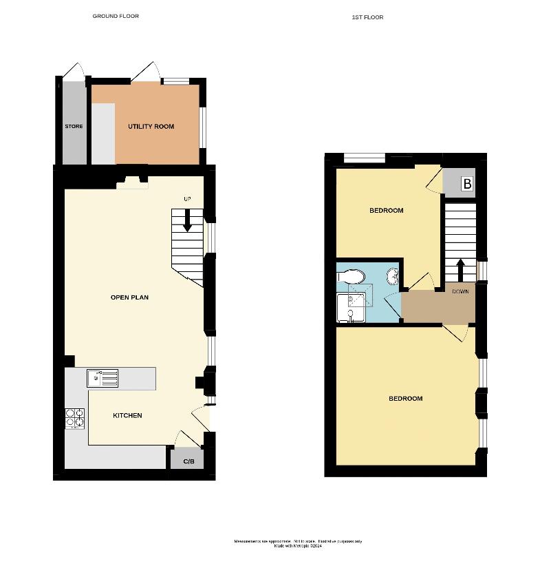 2 bedroom cottage for sale - floorplan