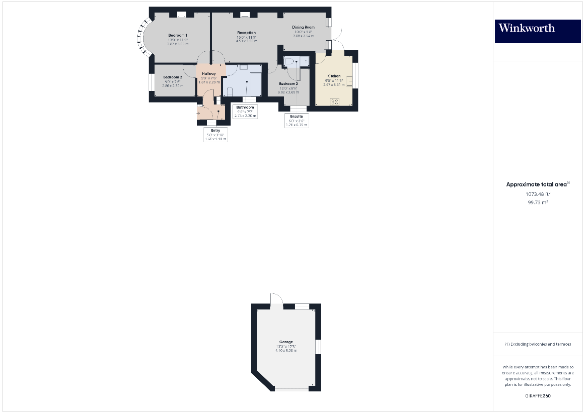 3 bedroom bungalow for sale - floorplan