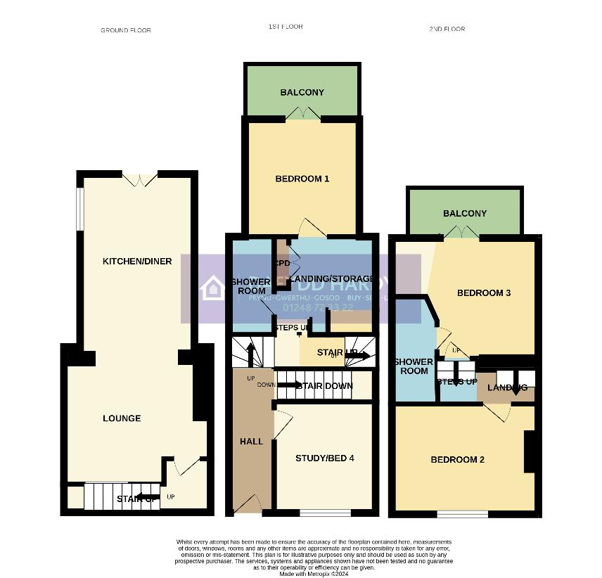 4 bedroom property for sale - floorplan