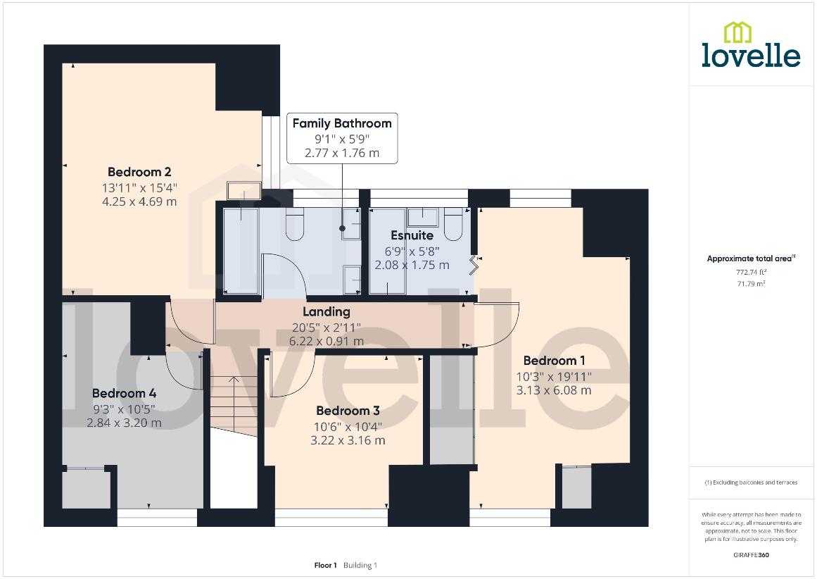 4 bedroom detached house for sale - floorplan