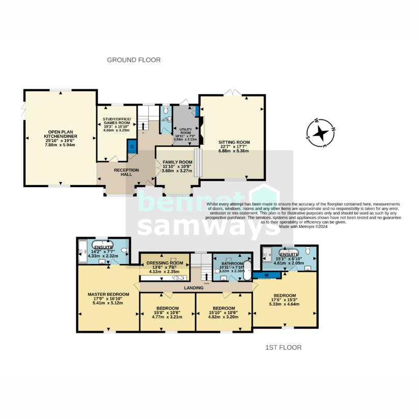 4 bedroom detached house for sale - floorplan