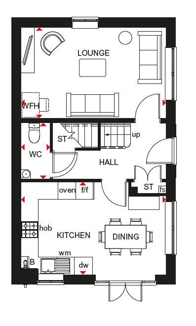 3 bedroom detached house for sale - floorplan