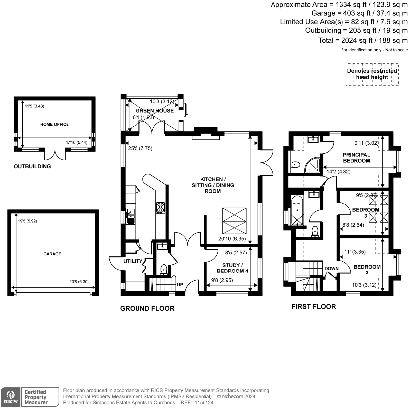 3 bedroom property for sale - floorplan