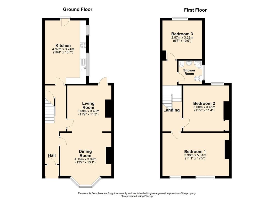 4 bedroom terraced house for sale - floorplan