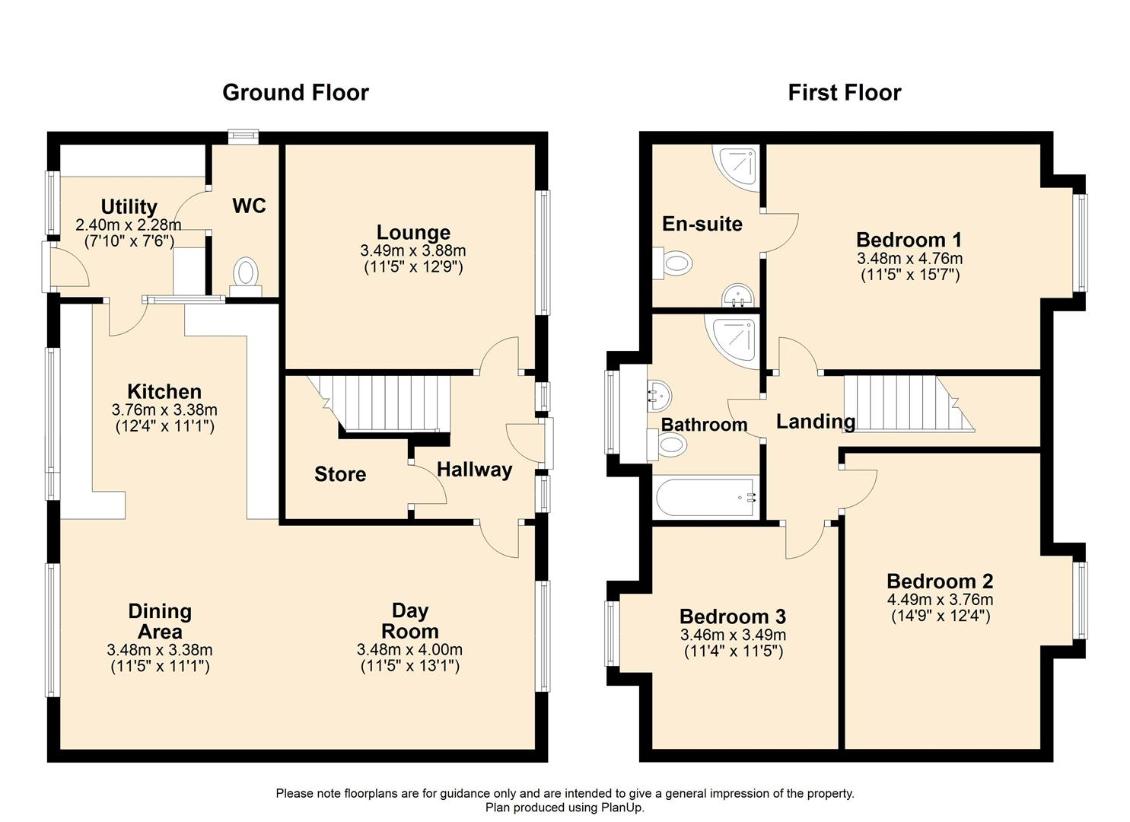 3 bedroom detached house for sale - floorplan