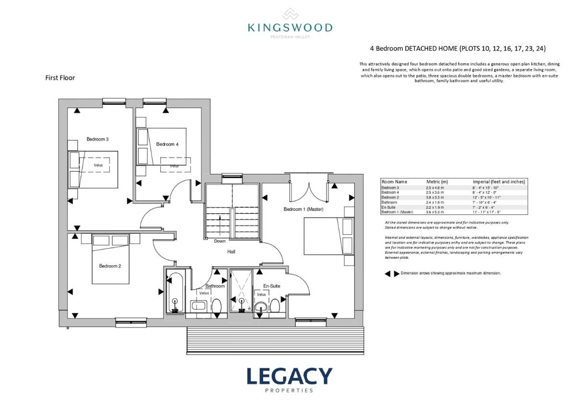 4 bedroom detached house for sale - floorplan