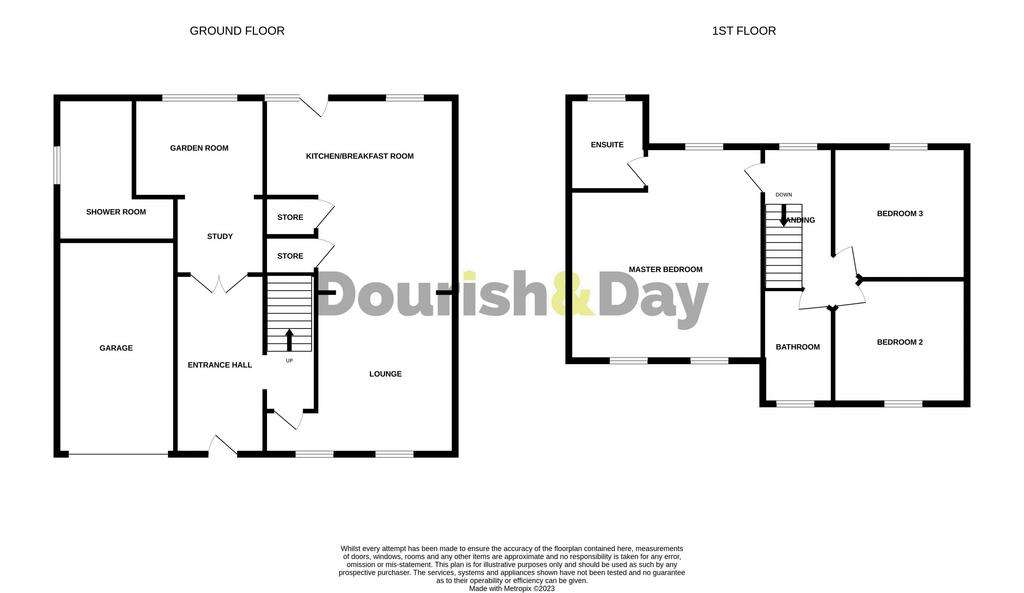 3 bedroom semi-detached house for sale - floorplan