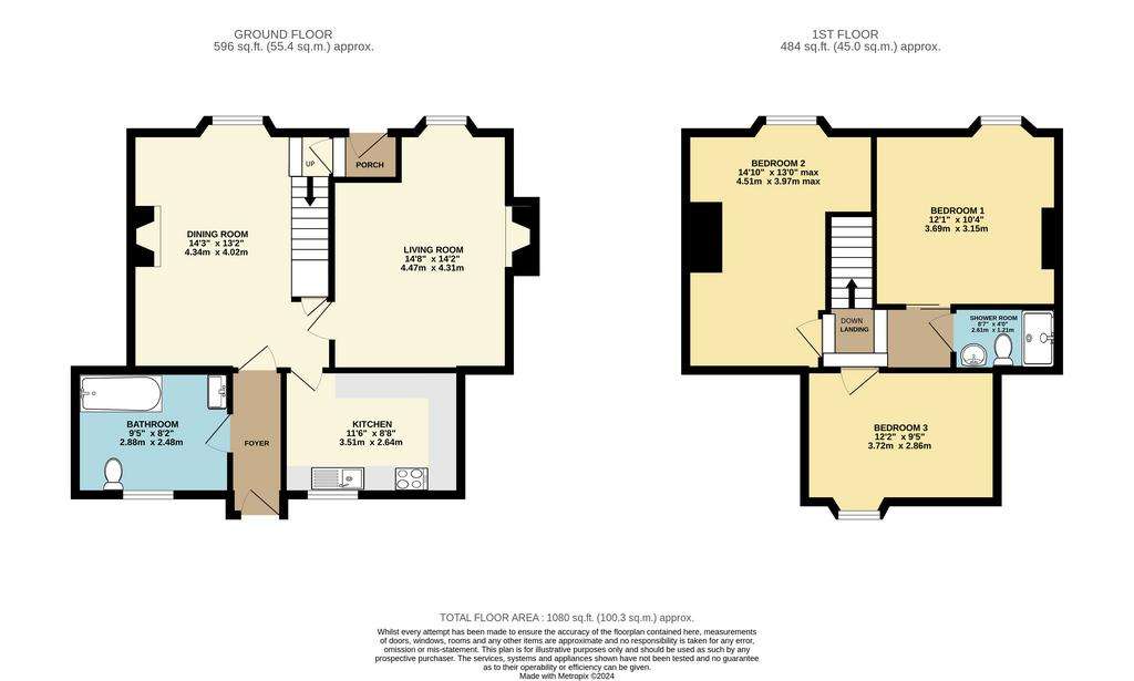 5 bedroom end of terrace house for sale - floorplan