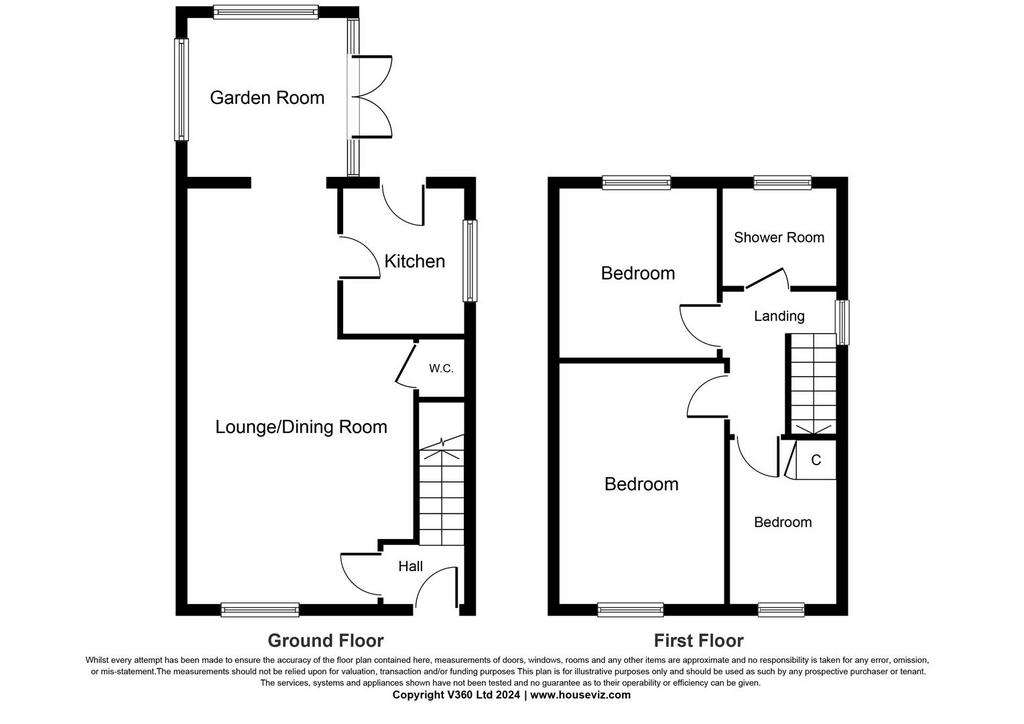 3 bedroom detached house for sale - floorplan