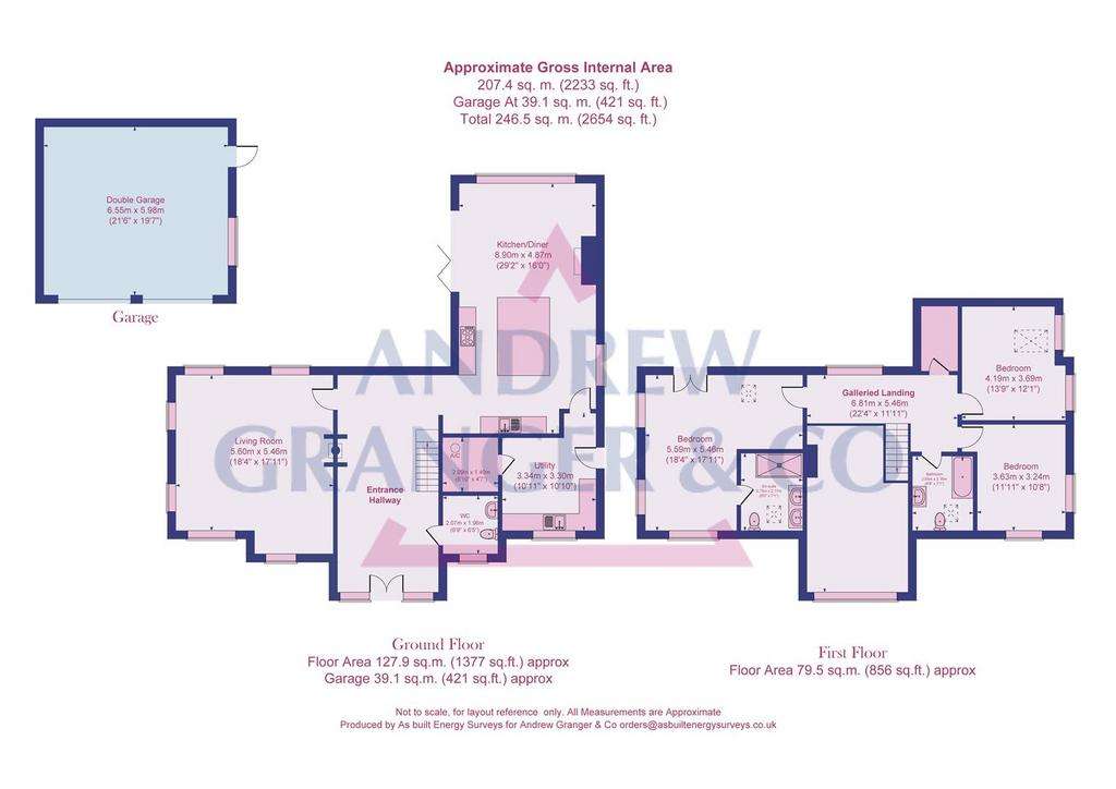 3 bedroom detached house for sale - floorplan