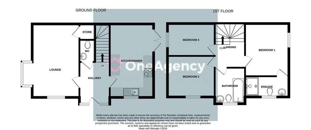 3 bedroom detached house for sale - floorplan